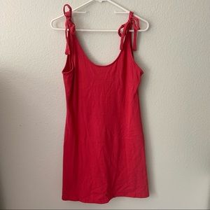 Red Cotton dress